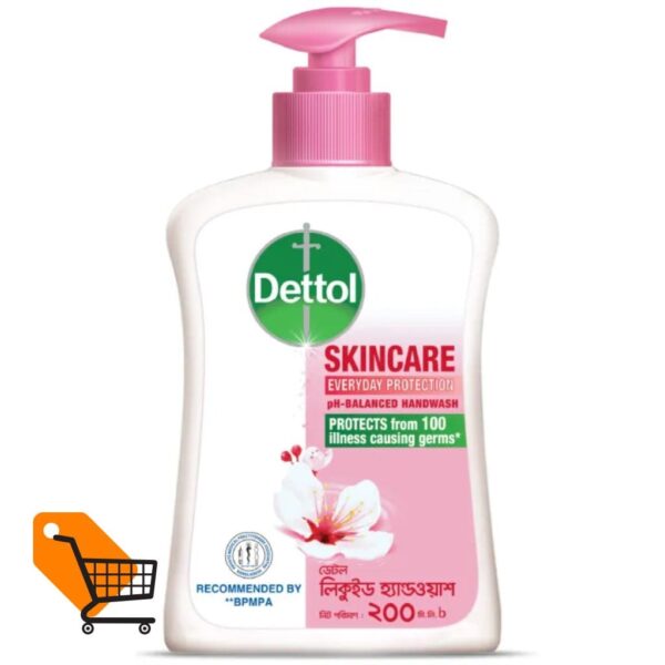 Dettol Handwash Skincare Liquid Pump 200 ml