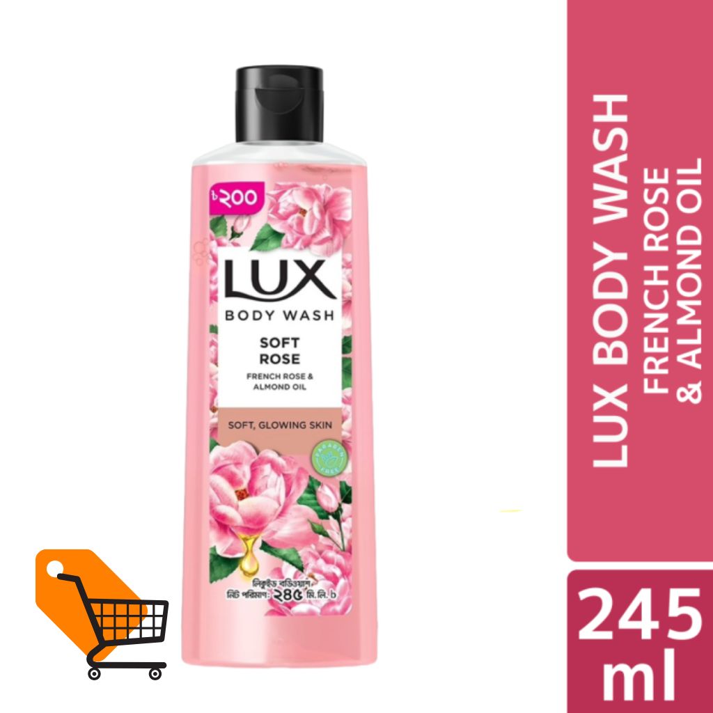Lux Body Wash French Rose And Almond Oil 245ml