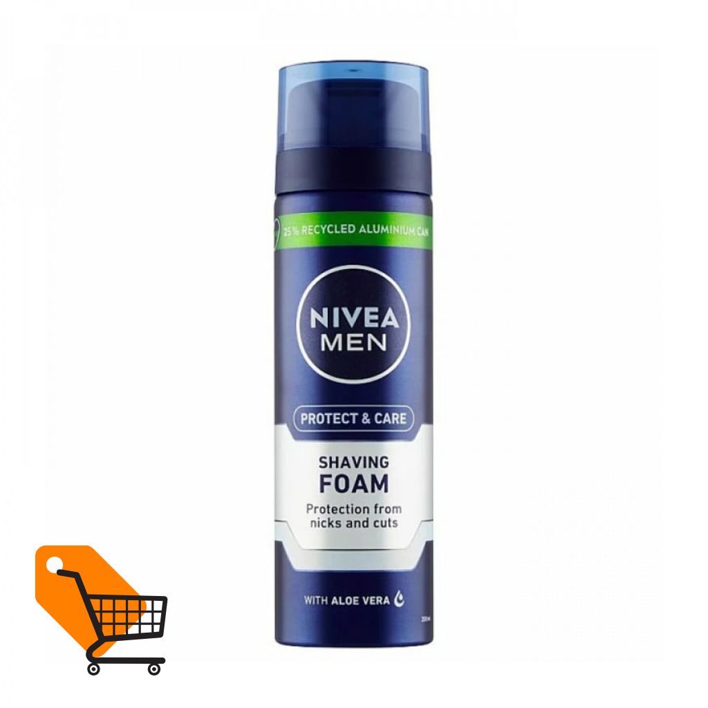 Nivea Men Protect & Care Shaving Foam With Aloe Vera 200ml