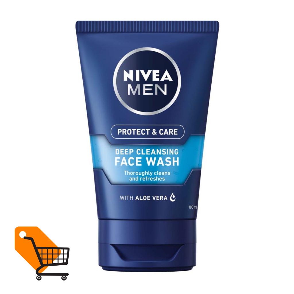NIVEA MEN Protect & Care Deep Cleaning Face Wash 100ml