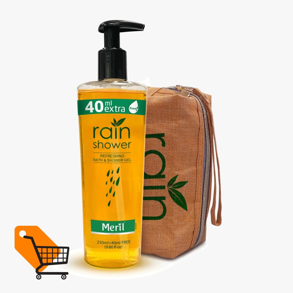 Rain Shower Refreshing Bath and Shower Gel (Free Pouch Bag)
