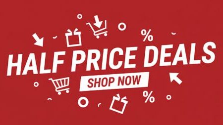 HALF PRICE DEALS BANNER