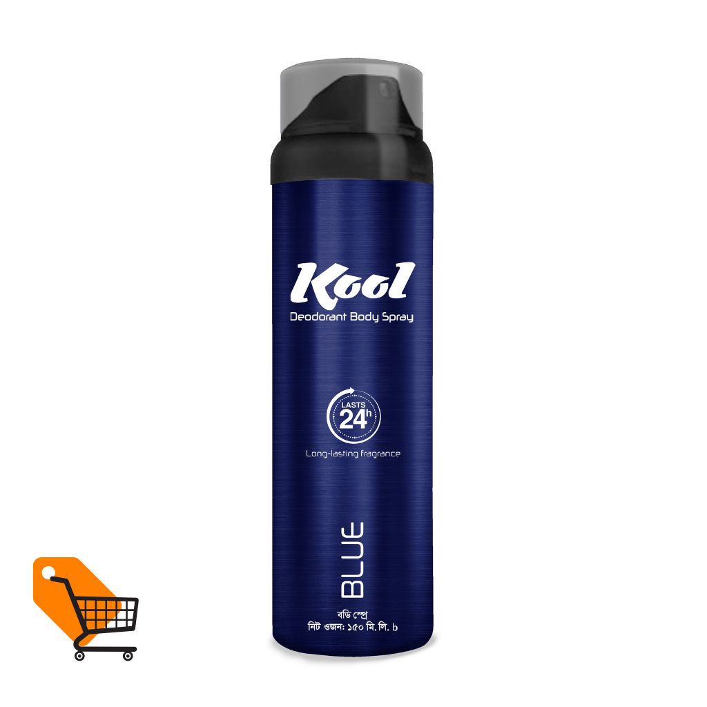 Kool Deodorant Body Spray (Blue) 150ml